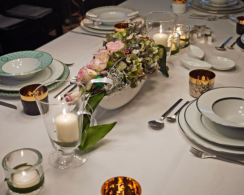Festliche Tafel alternativ